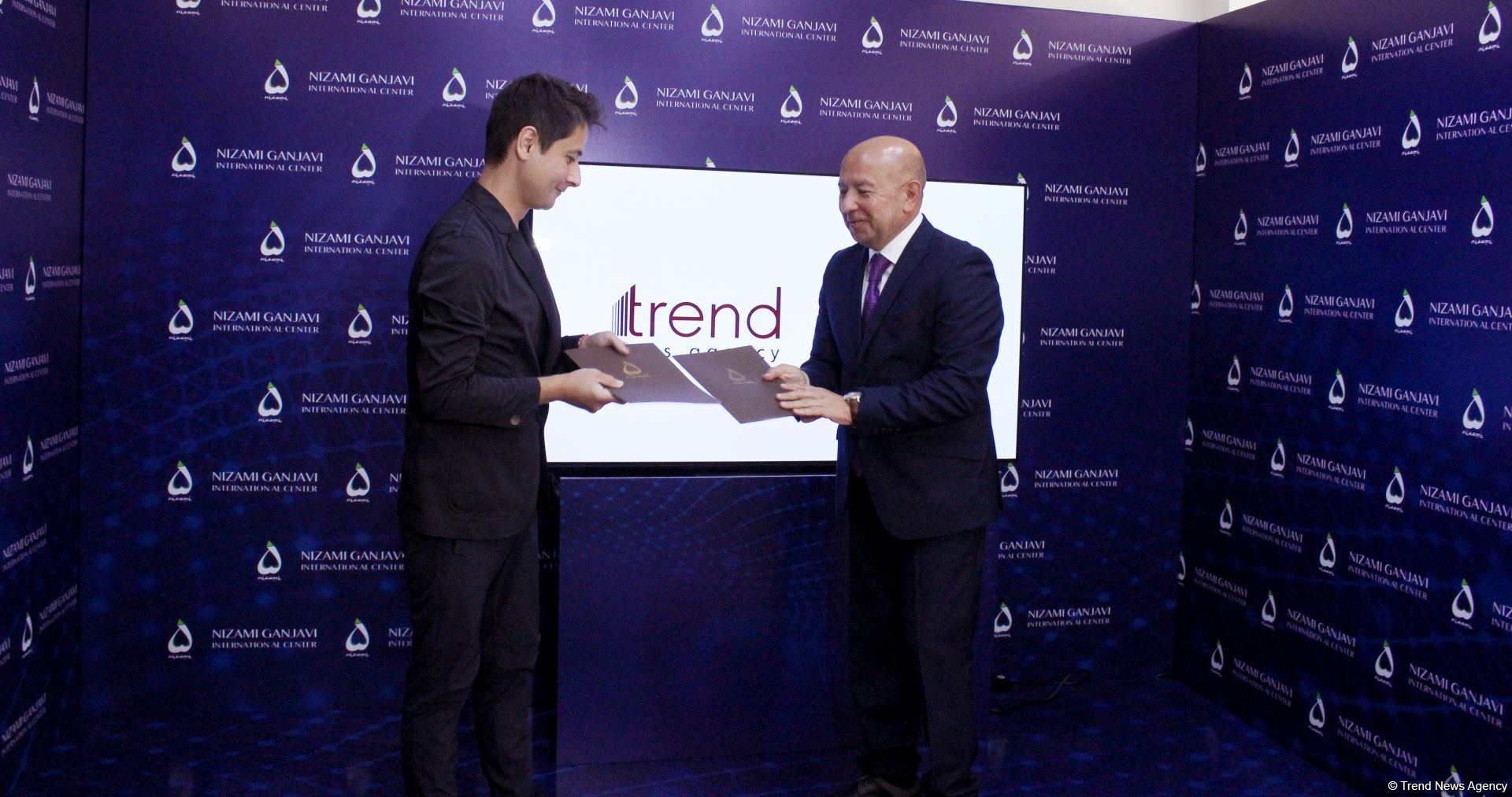 Trend News Agency, Nizami Ganjavi International Center sign Memorandum of Cooperation (PHOTO)