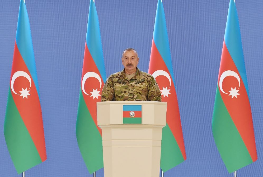 Президент, Верховный главнокомандующий Ильхам Алиев встретился с группой руководителей и личного состава Азербайджанской армии по случаю Дня Вооруженных сил (ФОТО/ВИДЕО)