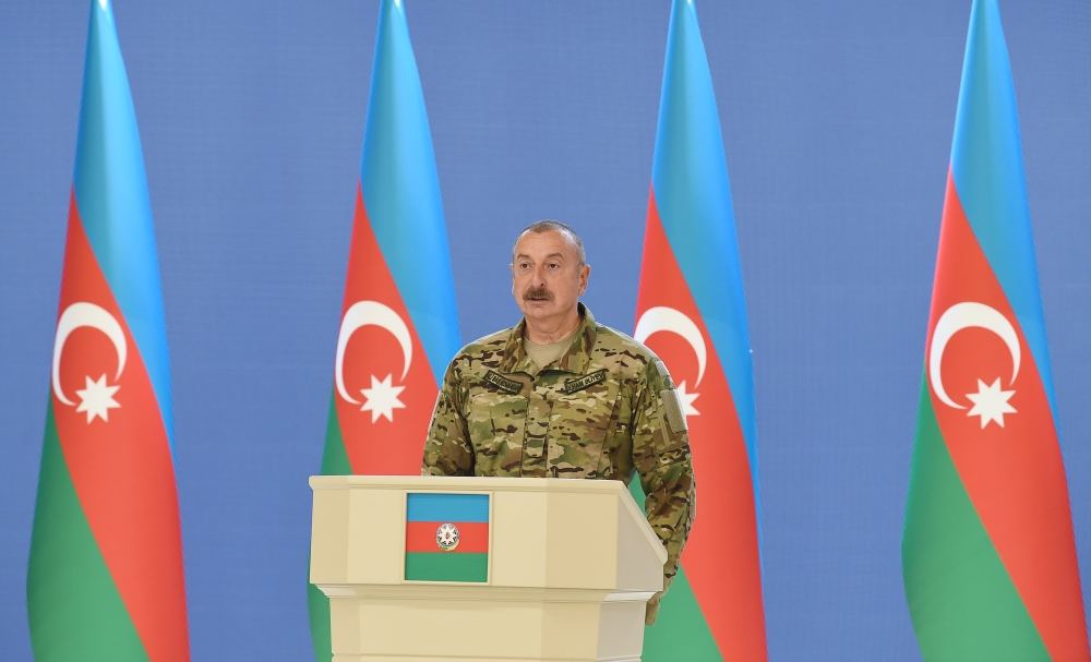 Президент, Верховный главнокомандующий Ильхам Алиев встретился с группой руководителей и личного состава Азербайджанской армии по случаю Дня Вооруженных сил (ФОТО/ВИДЕО)