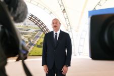 Президент Ильхам Алиев заложил фундамент Алятской свободной экономической зоны, дал интервью Азербайджанскому телевидению  (ФОТО/ВИДЕО)