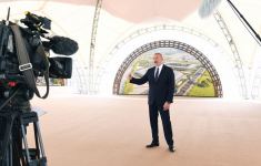 Президент Ильхам Алиев заложил фундамент Алятской свободной экономической зоны, дал интервью Азербайджанскому телевидению  (ФОТО/ВИДЕО)
