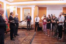 В посольстве России состоялась церемония награждения деятелей культуры Азербайджана (ФОТО)