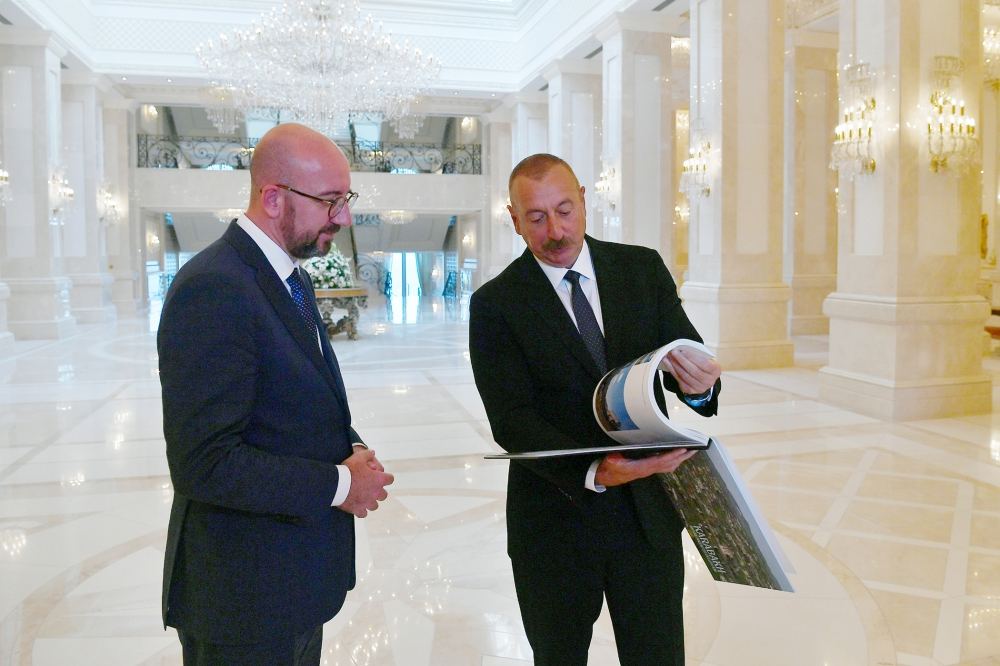 Состоялась совместная пресс-конференция Президента Азербайджана Ильхама Алиева и президента Совета Европейского Союза Шарля Мишеля (ФОТО/ВИДЕО)