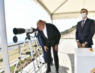 Azerbaijani president views activity of Chovdar integrated regional processing area of AzerGold in Dashkasan district (PHOTO)