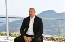 Azerbaijani president views activity of Chovdar integrated regional processing area of AzerGold in Dashkasan district (PHOTO)