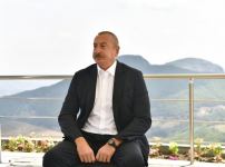 Azerbaijani president views activity of Chovdar integrated regional processing area of AzerGold in Dashkasan district (PHOTO)