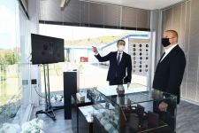 Azerbaijani president views activity of Chovdar integrated regional processing area of AzerGold in Dashkasan district (PHOTO)