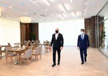President Ilham Aliyev attends opening of Naftalan Central Sanatorium (PHOTO)