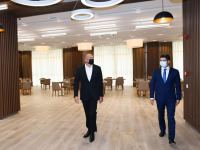 President Ilham Aliyev attends opening of Naftalan Central Sanatorium (PHOTO)