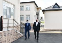 President Ilham Aliyev inaugurates 200-seat orphanage-kindergarten in Naftalan city (PHOTO)