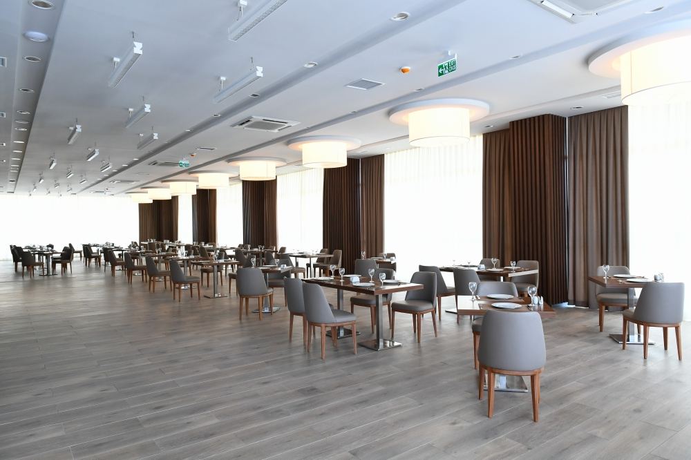 President Ilham Aliyev attends opening of Naftalan Central Sanatorium (PHOTO)