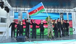 Лагерь Zəfər для детей шехидов Отечественной войны – цирк, альпинизм, робототехника (ВИДЕО, ФОТО)