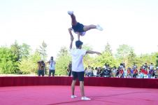 Лагерь Zəfər для детей шехидов Отечественной войны – цирк, альпинизм, робототехника (ВИДЕО, ФОТО)