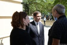 В Баку состоялось открытие барельефа на доме, где жила народная артистка Амалия  Панахова (ФОТО)