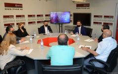 Azerbaijan’s Trend news agency holds discussions on bill "On Media" (PHOTO/VIDEO)