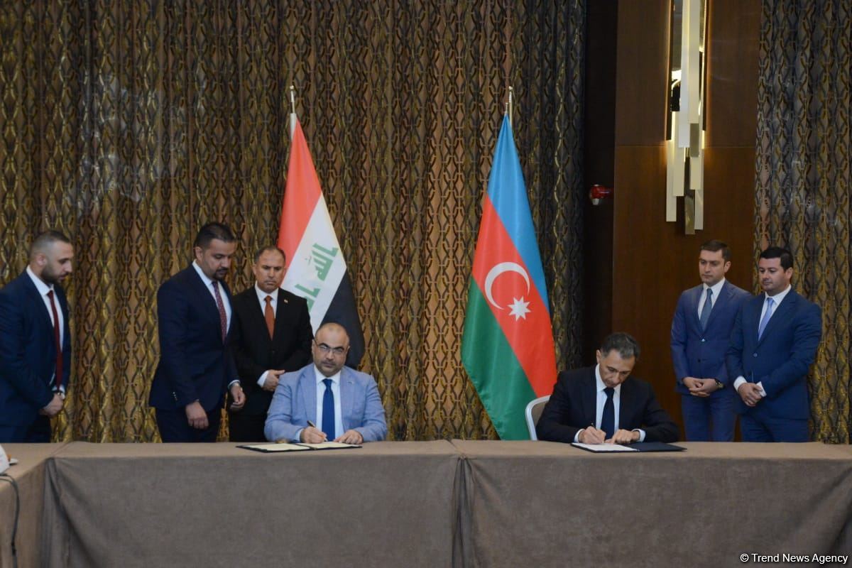 Protocol signed between Azerbaijan, Iraq at meeting of joint commission in Baku (PHOTO)