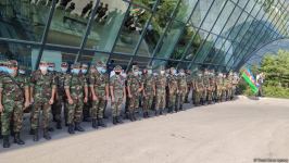 Группа азербайджанских пожарных, отправленных в Турцию для борьбы с лесными пожарами, вернулась на родину (ФОТО)