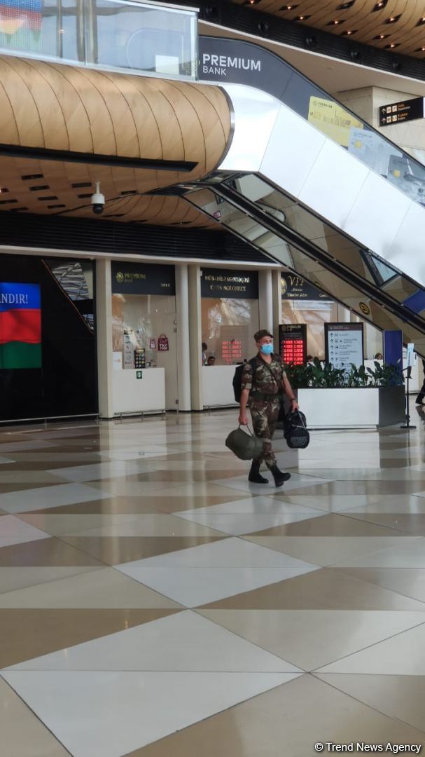 Группа азербайджанских пожарных, отправленных в Турцию для борьбы с лесными пожарами, вернулась на родину (ФОТО)