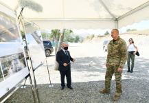 Президент Ильхам Алиев и Первая леди Мехрибан Алиева посетили Кяльбаджарский и Лачинский районы (ФОТО)