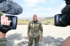Президент Ильхам Алиев и Первая леди Мехрибан Алиева посетили Кяльбаджарский и Лачинский районы (ФОТО)