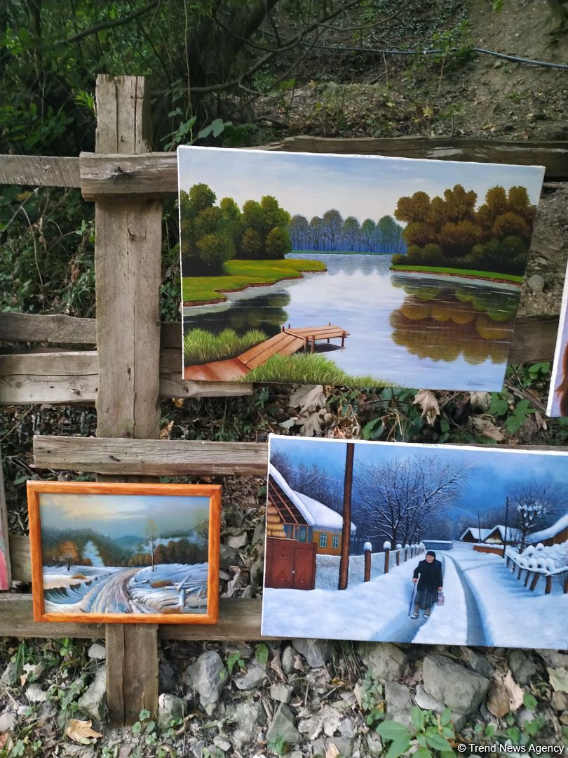 День в селе не променяю на год комфорта в городе. На пути к живописному водопаду Мамырлы - экспозиция Ровшана Ширинова (ВИДЕО, ФОТО)