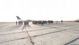 Azerbaijani peacekeepers return to Baku from Afghanistan (PHOTO)