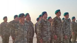 Azerbaijani peacekeepers return to Baku from Afghanistan (PHOTO)