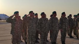 Azerbaijani peacekeepers return to Baku from Afghanistan (PHOTO)
