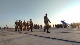 Azerbaijani peacekeepers return to Baku from Afghanistan (PHOTO)