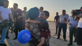 Azerbaijani peacekeepers return to Baku from Afghanistan (PHOTO)