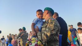 Azerbaijani peacekeepers return to Baku from Afghanistan (PHOTO)