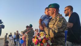 Azerbaijani peacekeepers return to Baku from Afghanistan (PHOTO)