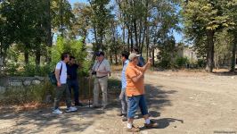 Зарубежные журналисты совершают поездку по освобожденным территориям Азербайджана (ФОТО)