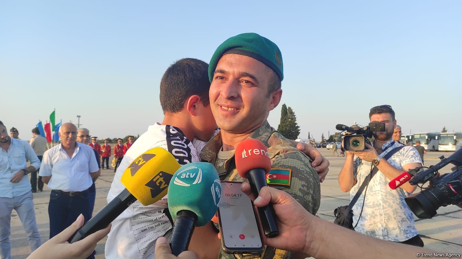 Azerbaijani peacekeepers return to Baku from Afghanistan (PHOTO)