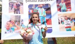 В Баку овациями встретили победителей Паралимпийских игр в Токио (ФОТО)