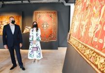 President Ilham Aliyev, First Lady Mehriban Aliyeva view exhibitions organized by Heydar Aliyev Foundation in Shusha (PHOTO)