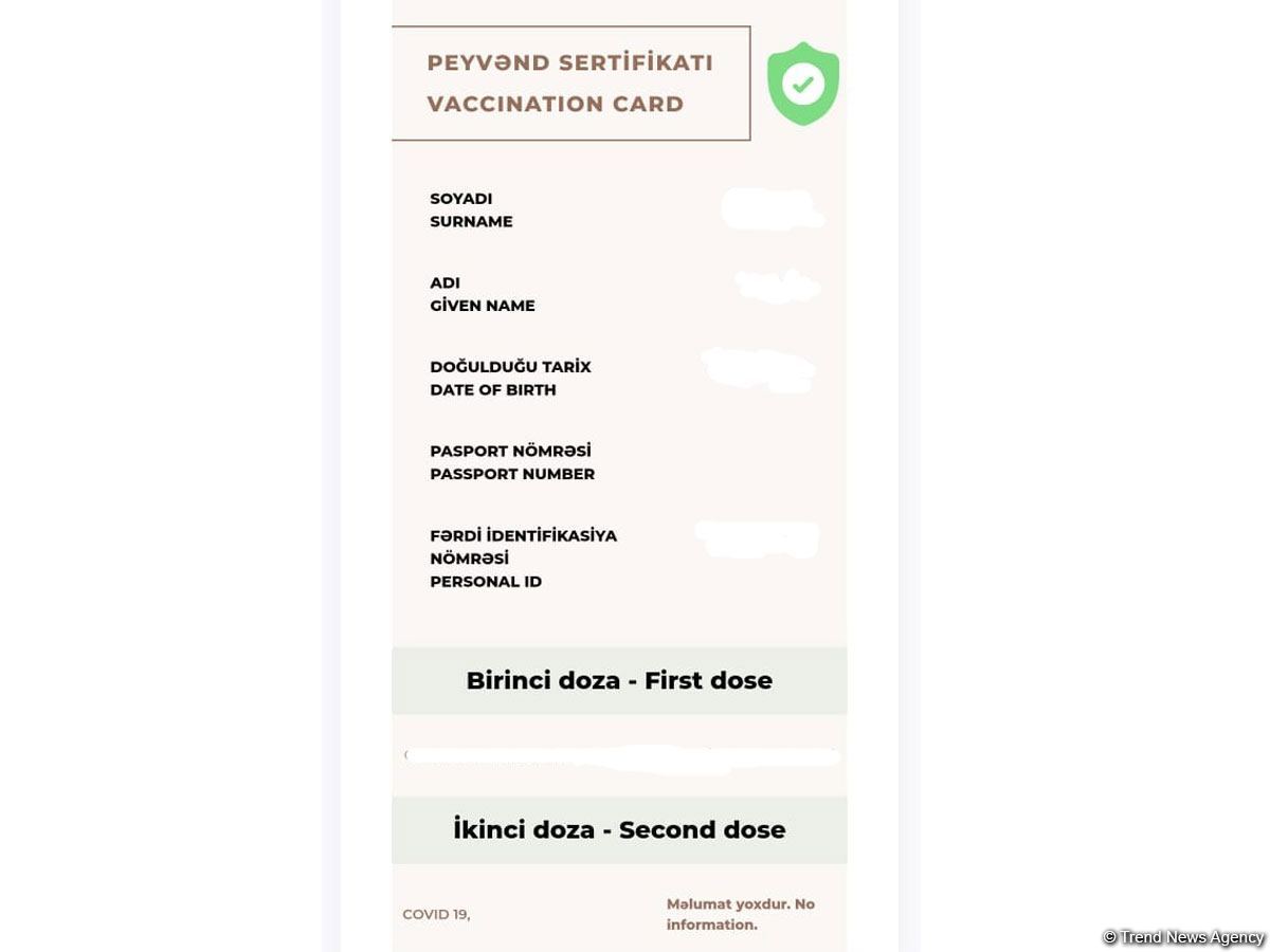 В Азербайджане заработало приложение для проверки COVID-паспортов