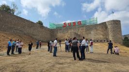 Media reps of Turkic Council members, observer countries visiting Azerbaijan's Shusha (PHOTO)