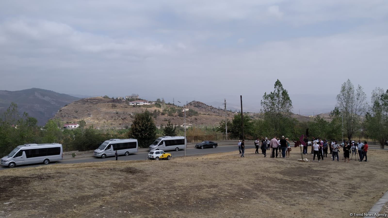 Media reps of Turkic Council members, observer countries visiting Azerbaijan's Shusha (PHOTO)