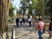 Turkic Council media reps touring Azerbaijan's Ganja city (PHOTO)