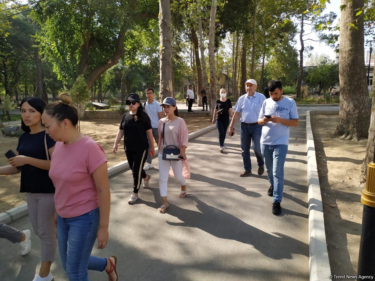 Turkic Council media reps touring Azerbaijan's Ganja city (PHOTO)