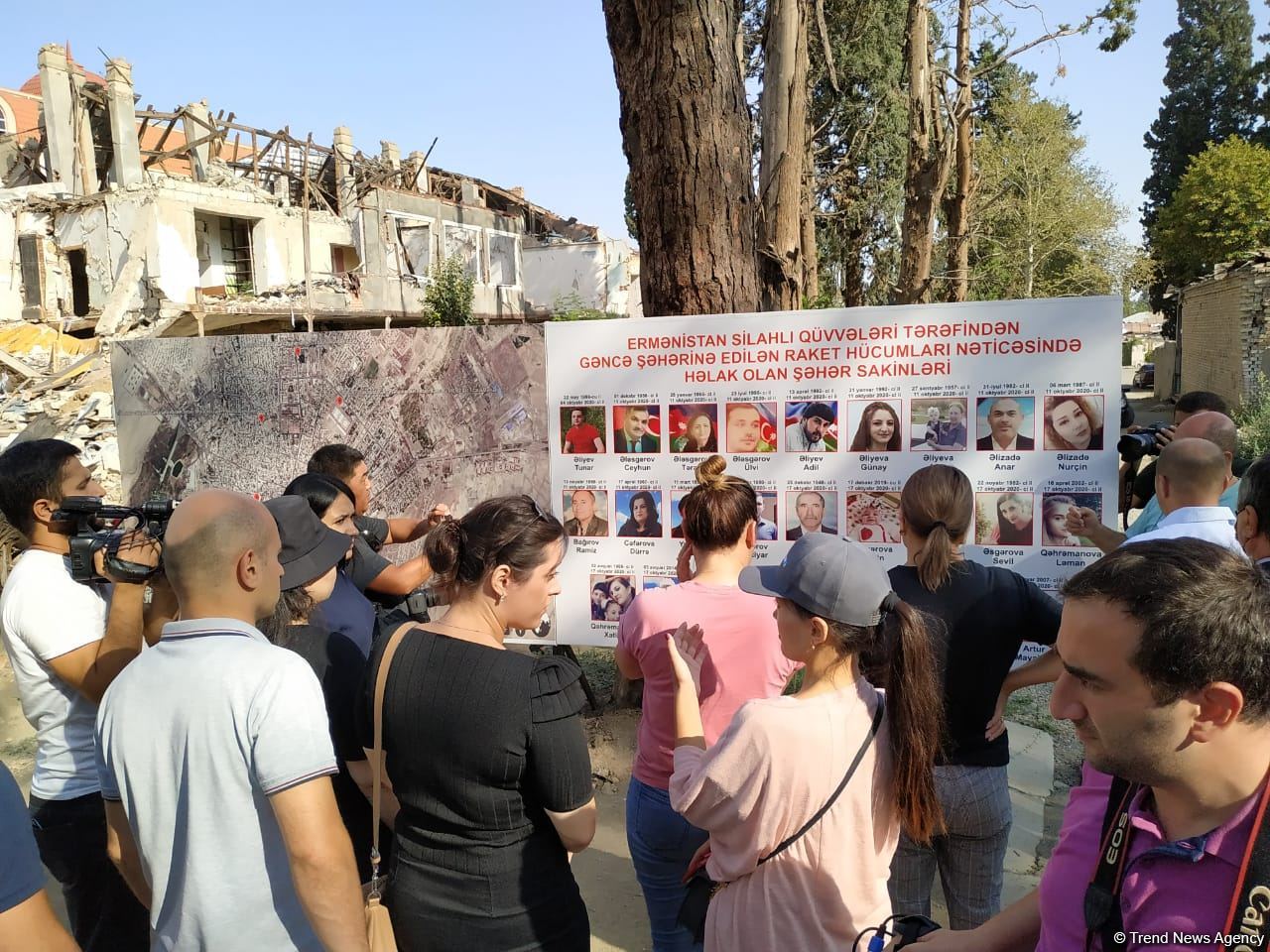 Turkic Council media reps touring Azerbaijan's Ganja city (PHOTO)