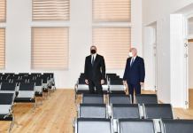 Президент Ильхам Алиев принял участие в сдаче в эксплуатацию средней школы номер 20 в Сумгайыте (ФОТО)