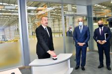 President Ilham Aliyev attends launches Azmonbat enterprise in Sumgayit Chemical Industrial Park (PHOTO)