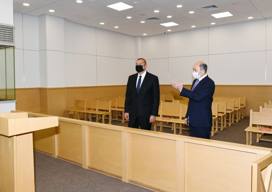 President Ilham Aliyev inaugurates Sumgayit Court Complex (PHOTO)