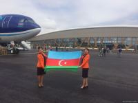 Историческое событие: В аэропорту Физули приземлился самолет AZAL «KARABAKH» (ФОТО/ВИДЕО)