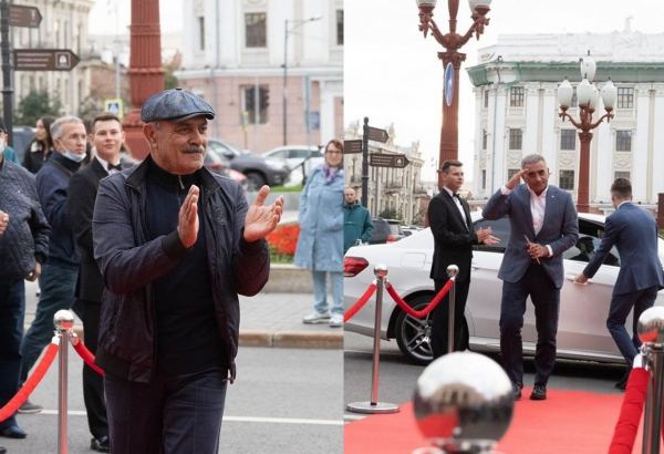 Азербайджанский актер и режиссер на красной дорожке Казанского кинофестиваля (ФОТО)