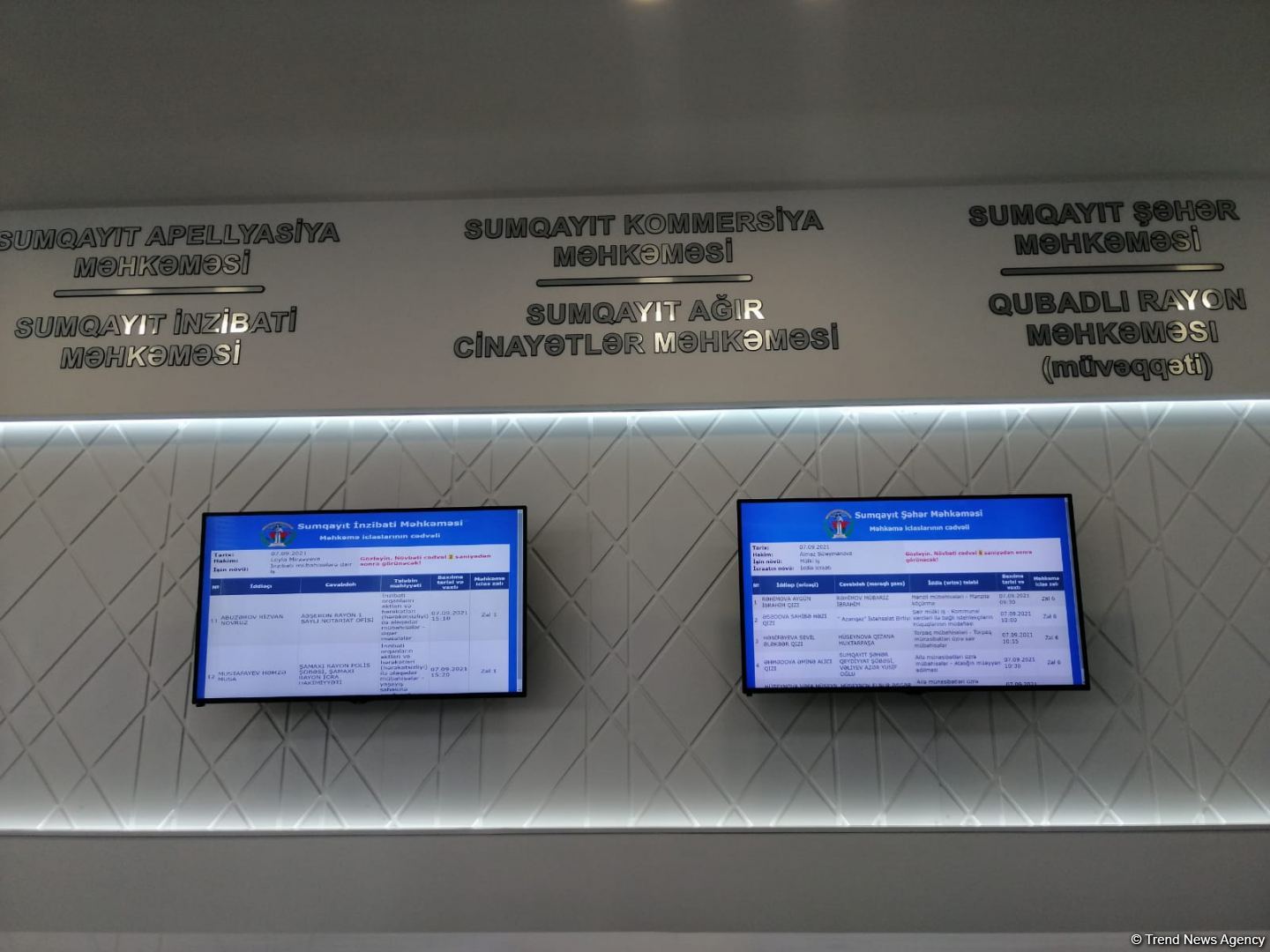 Названы суды, которые будут действовать в Сумгайытском судебном комплексе (ФОТО)