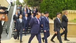Министры экономики и торговли стран Тюркского совета посетили Аллею шехидов в Баку (ФОТО)