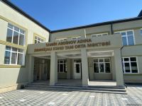 В Агдаме после капитального ремонта сдано в эксплуатацию здание школы (ФОТО)